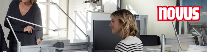 Novus - Energieeffiziente & schwenkbare LED Schreibtischlampen fürs Büro