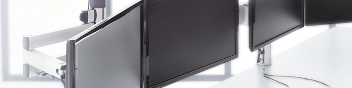 NOVUS TSS - vorkonfigurierte Monitorhalter Sets / Tischhalter