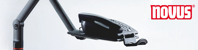 Novus - Schwenkbare, ergonomische Telefonhalterung - Telefonarm