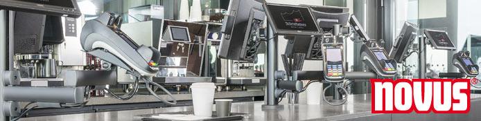 NOVUS Retail System - Schwenkbare Halter für Zeiterfassungsterminal