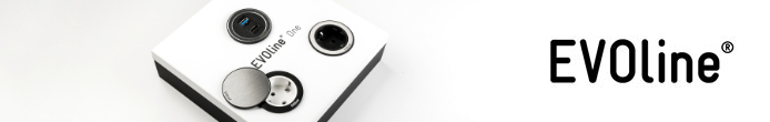 EVOline One Steckdose USB und Deckel für Einbau in Möbel, Tisch, Küche