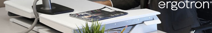 Ergotron Arbeitsplätze - Schreibtische, Steh-Sitz-Produkte, Arbeitsstationen