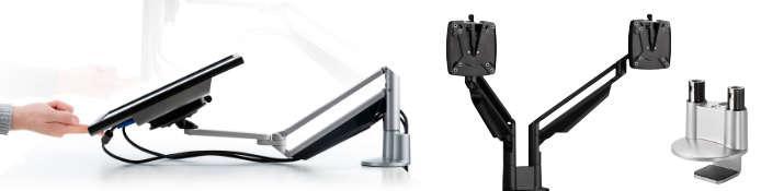 Zubehör Novus Clu Serie - Adapter für Systemschiene, TSS, MY, VESA