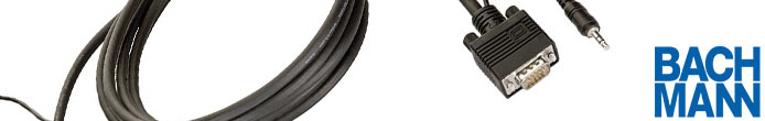 Bachmann Kabel VGA mit Miniklinke