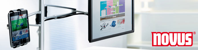 Novus Tablet Halterung für Tisch, Wand, Säule, Standfuß, Case