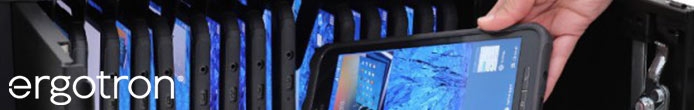 Ergotron Ladesysteme Ladewagen - Tablet und Notebook lagern, laden, verwalten