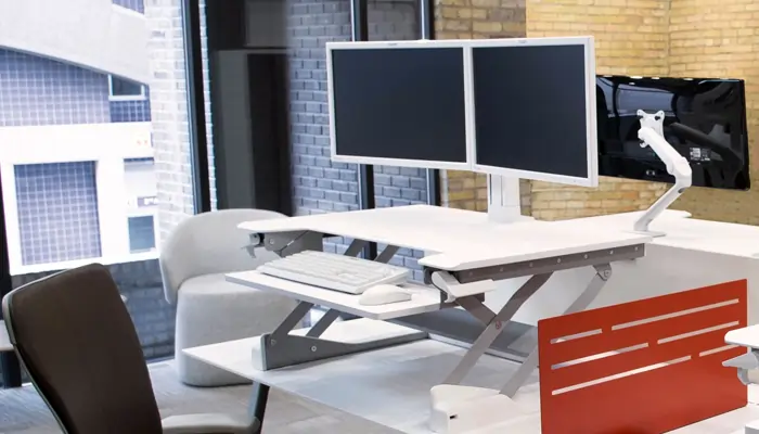 Ergotron Steh-Sitz Arbeitsplatz