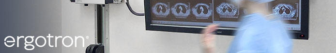 Ergotron TM / WM Wandhalterungen für große Monitore / Bildschirme
