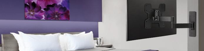 Diebstahlsichere TV Wandhalterung / Fernseh Halterung mit Diebstahlschutz