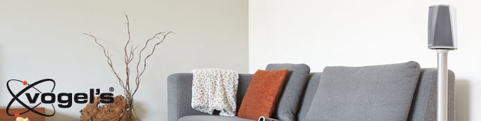 Vogels Lautsprecher Standfuß Denon HEOS für Hörgenuss im Sitzen