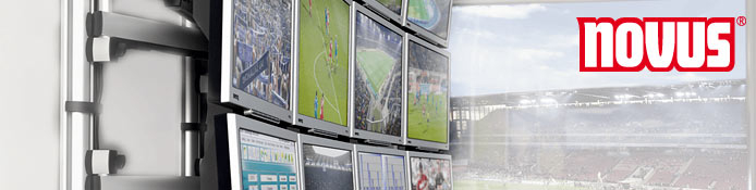 Novus ergonomische Monitor Halterungen / Tragarme für TSS Säulen mit VESA