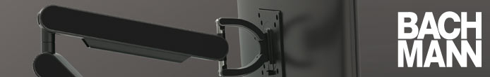 Monitorhalterungen von Bachmann - Halterungen für Tisch, Schreibtisch