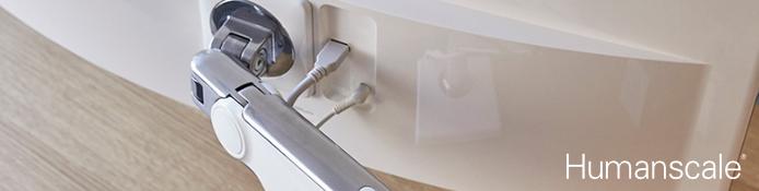 Humanscale M10 Wandhalter - Schwenkbare Halterung für Büro, Home-Office