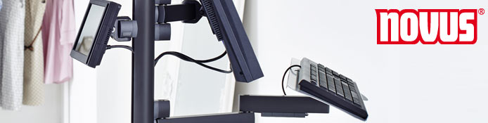 NOVUS Retail System - Schwenkbare Halter für Kassentastaturen / Tastaturen