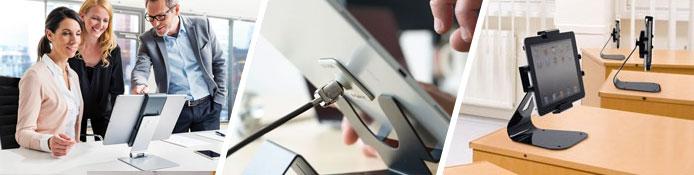 Tablet-Ständer für den Tisch - Verstellbare Tabletständer für POS, aus Holz