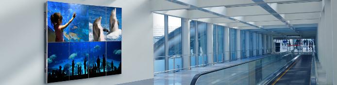 8-fach Wandhalterung / Monitorhalterung für 8 Bildschirme / Displays