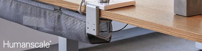Humanscale Kabelmanagement Systeme, Kabelführung & Kabelkanäle