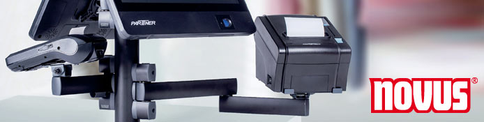 NOVUS Retailsystem - Halter für Bondrucker am Kassenbereich / am POS