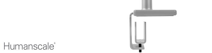 Schwenkbare Humanscale M8.1 Monitorhalterung für USM Schreibtische