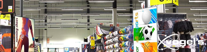 Vogels TV Monitorhalterungen für Rohre / Säulen / Traversen