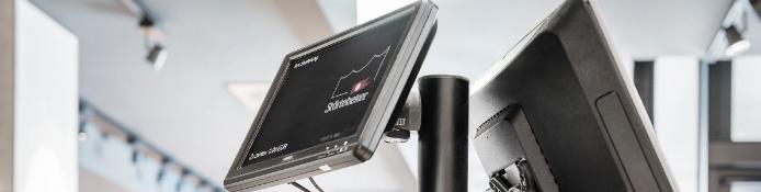 Point of Sale universal Tablet / iPad Halterung schwenkbar, drehbar, neigbar