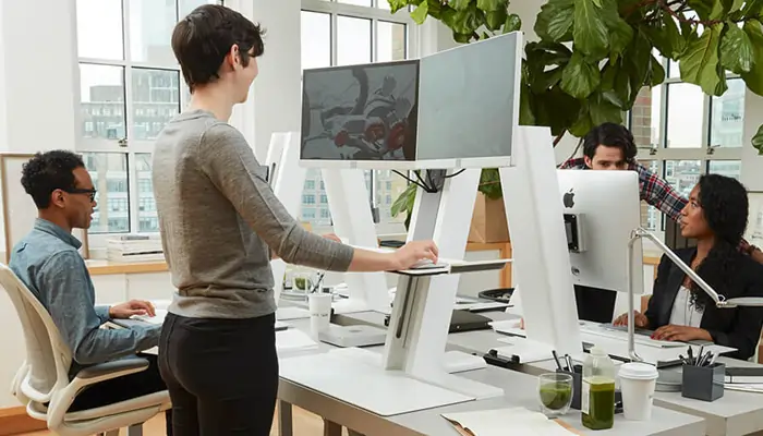 Humanscale Steh Sitz Arbeitsplatz