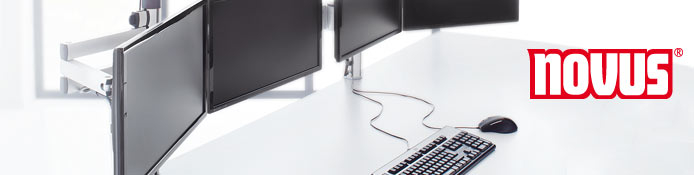 Novus Monitorhalter - Ergonomische Design Tischhalterungs-Sets mit VESA
