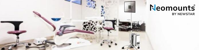 Mobile Workstation / Arbeitsplatz auf Rollen / Computerwagen / PC Trolley