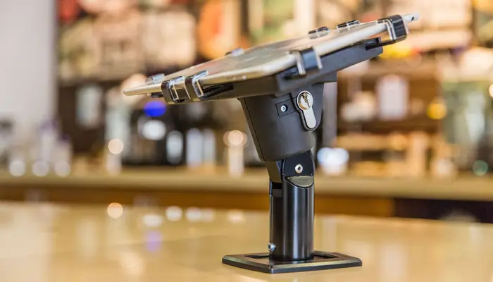 Diebstahlsichere, abschließbare Tablet Halterung