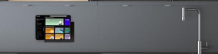 Wand Tablethalterung mit Ladefunktion für iPad, Samsung Tab