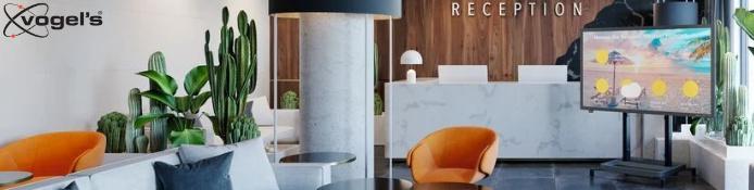 Vogels RISE Monitorständer / TV Trolley / Boden-Wandhalter elektrisch