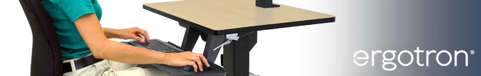Ergotron Schreibtische - Ergonomische Arbeitsplätze