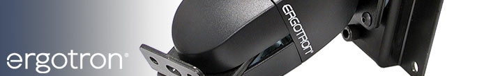 Ergotron Serie 100 - Monitor Wandhalter, Säulenhalterung, Tastaturhalter