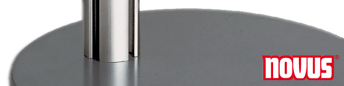 Novus Monitorhalterung mit Standfuß / Monitorständer für Schreibtische