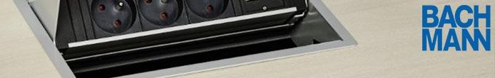 Bachmann CONEO Tischanschlussfeld - Einbau Steckdosenleiste