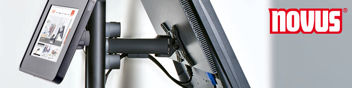 NOVUS VESA Monitorhalterungen für Retailsystem im Kassenbereich / am POS
