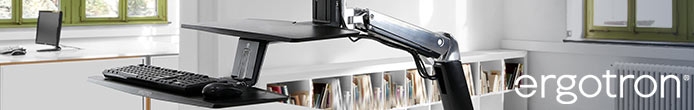 Ergotron Steh-Sitz-Halterung - Setzen Sie auf einen gesunden Arbeitsplatz