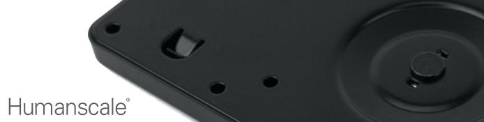 Humanscale Zubehör für M2.1 Monitorarme - Laptophalter, VESA Adapterplatten