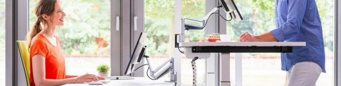 Novus Clu Tisch Monitorhalterung / ergonomische Monitortragarme Sets