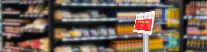 Digitale Zutrittskontrolle per Smart Display für geregelten Besuchereinlass