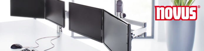 Novus TSS Monitorhalter / Stabile, schwenkbare, flexible Tragarme mit VESA