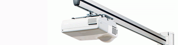 Universelle Wandhalterungen für Beamer Kurzdistanz / Short-Throw